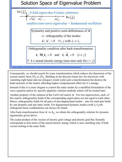 Curl-Curl-Eigenvalue Equation - Institut für Allgemeine ...