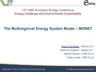 The Multiregional Energy System Model – MONET - 12th IAEE ...