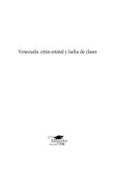 M. Ruiz (2012). Venezuela.Crisis estatal - El IAEN y