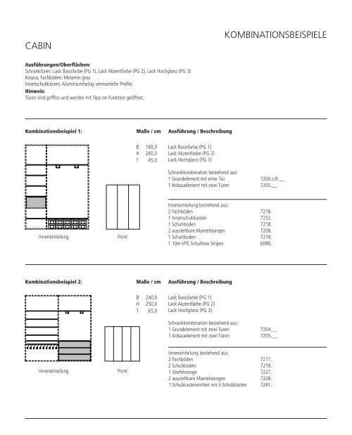 CABIN PLANUNGSRASTER - Edilportale