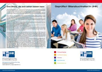 Infomappe Bilanzbuchhalter - Weiterbildungsgesellschaft der IHK ...
