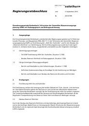 Dokument - RRB Nr. - Kanton Solothurn