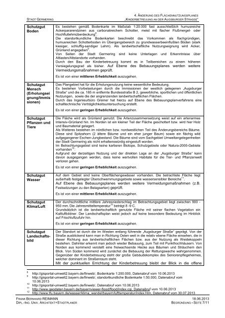 4. Ã„nderungFNP ErlÃ¤uterung 18.06.2013 - Stadt Germering