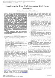 Online Full Text - International Association of Engineers