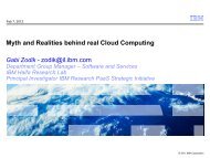Myth and Realities behind real Cloud Computing Gabi Zodik - zodik ...