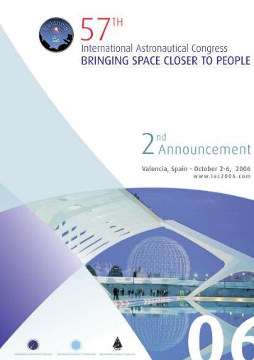 IAC 2006 2nd Announcement (PDF) - IAF home page