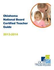 OK NBCT Guide - State of Oklahoma