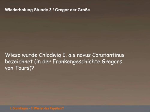 Das Papsttum im Mittelalter I â€“ Prof. Dr. JÃ¶rg ... - joerg-oberste.de