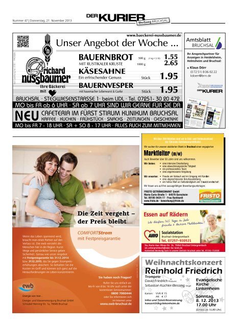 Amtsblatt KW 47/2013 - Bruchsal