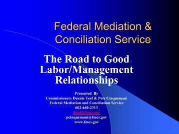 Federal Mediation & Conciliation Service