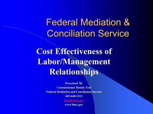 Federal Mediation & Conciliation Service - IAFC