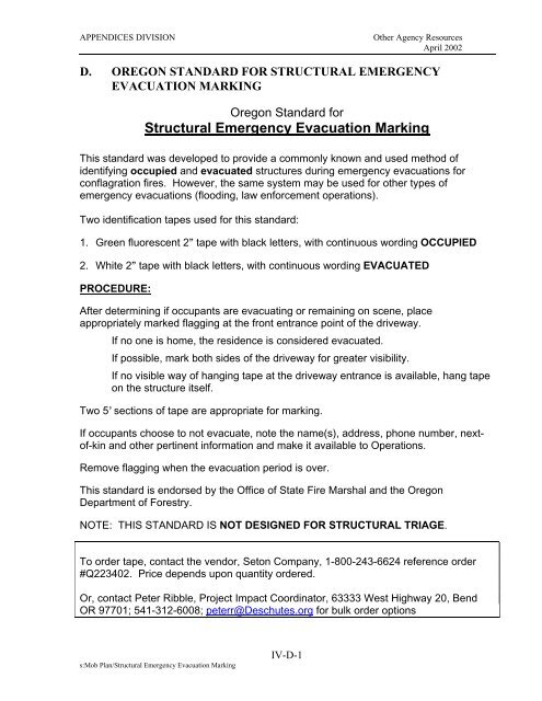 oregon fire service mobilization plan - International Association of ...