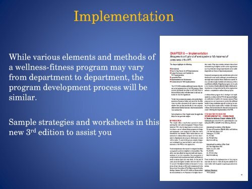 Wellness Fitness Initiative - International Association of Fire Fighters