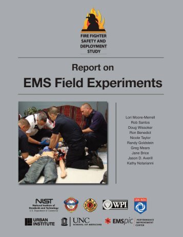 NIST Report on EMS Field Experiments - International Association of ...