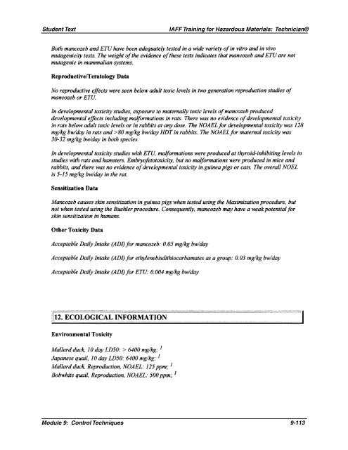 Module 9: Control Techniques - International Association of Fire ...