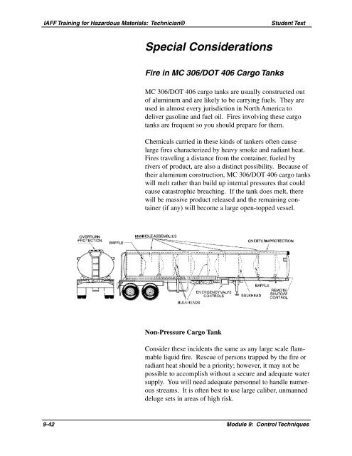 Module 9: Control Techniques - International Association of Fire ...