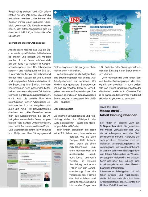 einGEstellt, Ausgabe Nr.2 April 2012 - IAG Gelsenkirchen