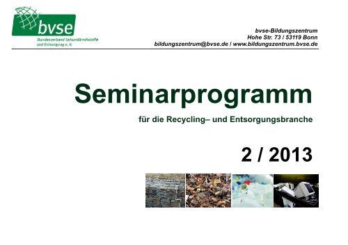 Seminarprogramm - AAV NRW