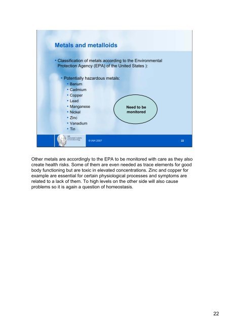 Types of Homotoxins