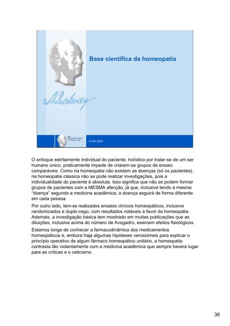 IntroduÃ§Ã£o Ã  homeopatia clÃ¡ssica