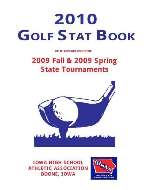 GOLF STAT BOOK - Iowa High School Athletic Association