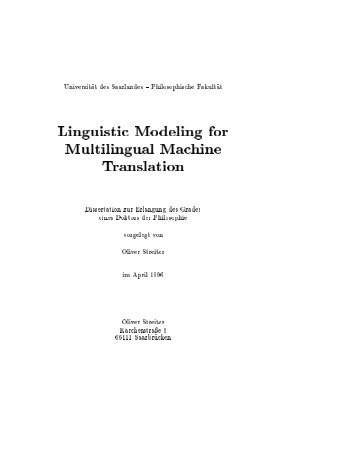 Linguistic Modeling for Multilingual Machine Translation