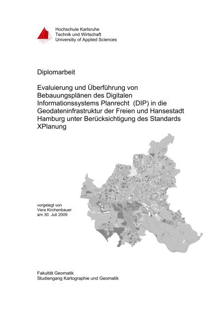 Diplomarbeit - Konvertierung des DIP nach XPlanGML