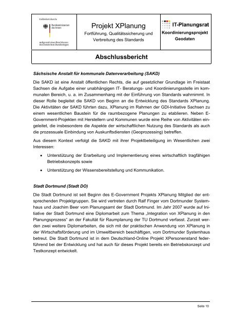 Abschlussbericht - Institut fÃ¼r Angewandte Informatik - FZK