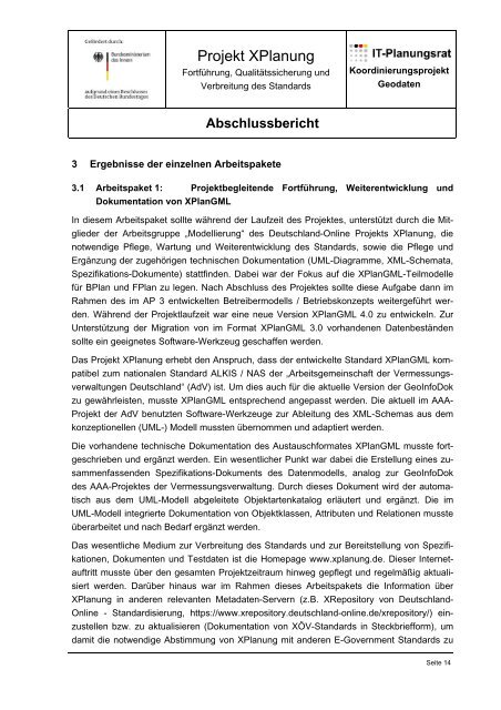 Abschlussbericht - Institut fÃ¼r Angewandte Informatik - FZK