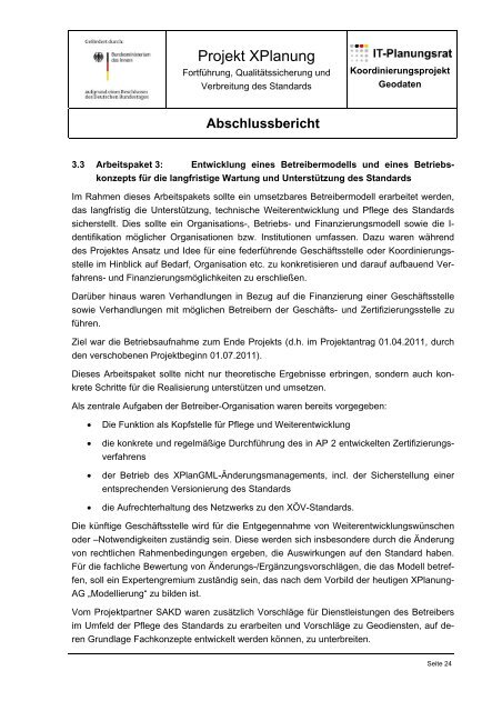 Abschlussbericht - Institut fÃ¼r Angewandte Informatik - FZK