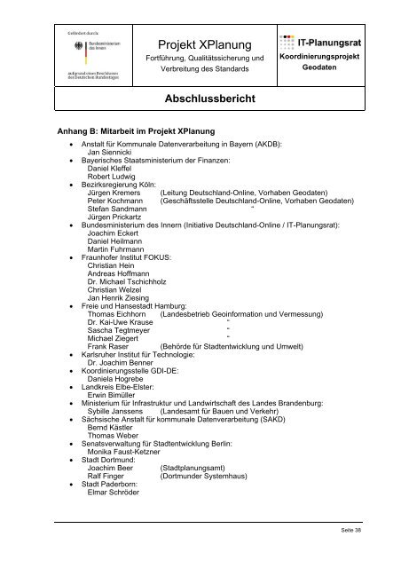 Abschlussbericht - Institut fÃ¼r Angewandte Informatik - FZK