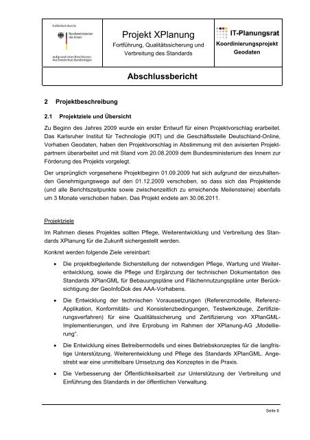 Abschlussbericht - Institut fÃ¼r Angewandte Informatik - FZK