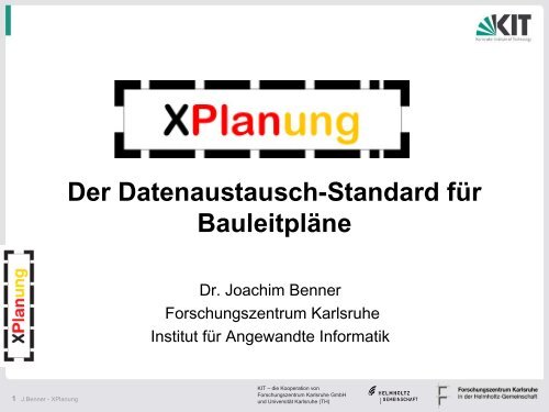 XPlanGML - Institut fÃ¼r Angewandte Informatik