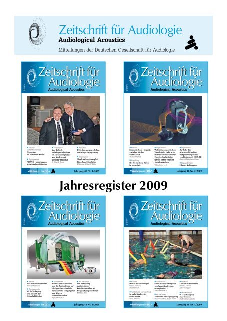 Zeitschrift für Audiologie - Median-Verlag