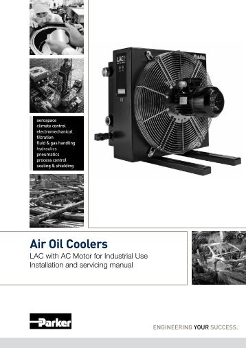 Manual LAC Air Oil Coolers - Eurofluid