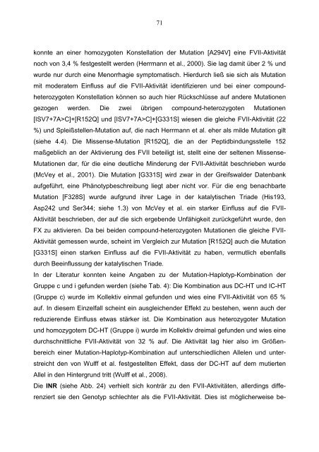 Kaser EG: Genotyp-PhÃ¤notyp-Korrelation beim leichten hereditÃ¤ren ...