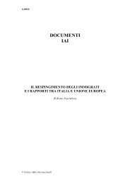 Il respingimento degli immigrati e i rapporti tra Italia e Unione europea