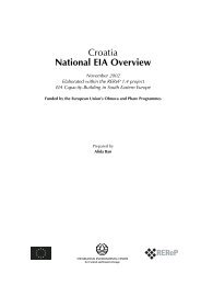 Croatia National EIA Overview - International Association for Impact ...