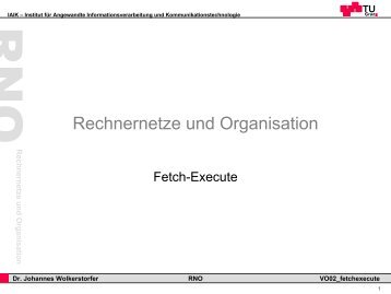 Rechnernetze und Organisation