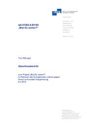 Abschlussbericht als pdf-Datei - Institut für Angewandte Kulturelle ...