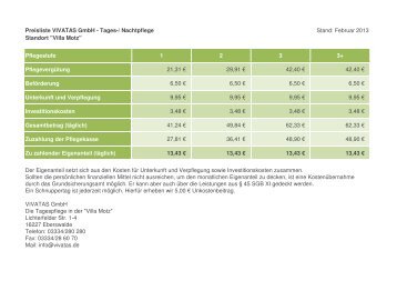 Preisliste Tages- und Nachtpflege.pdf - Vivatas GmbH