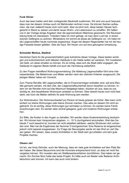 Protokoll [PDF, 441 KB] - Stadt Baden