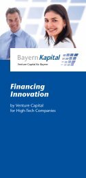 Financing Innovation - Bayern Kapital