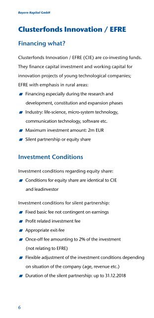 Financing Innovation - Bayern Kapital