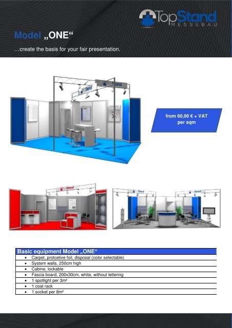 Turnkey stands