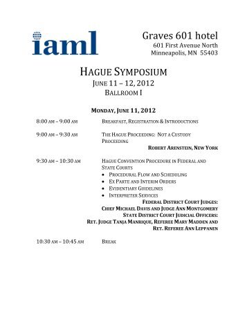 monday, june 11, 2012 - International Academy of Matrimonial ...