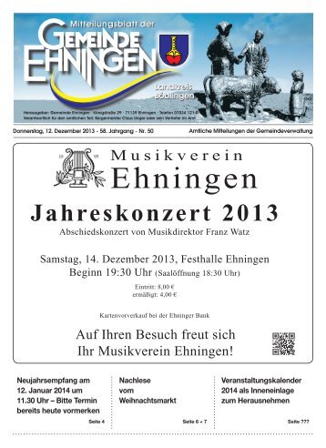 MB vom 12.12.2013 (50. KW) - Ehningen