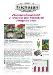 Trichosan Produktinformation zum Trichoderma ... - Sautter & Stepper