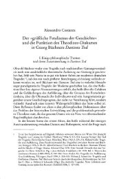 Der Â»grÃ¤ÃŸliche Fatalismus der GeschichteÂ« und die Funktion des ...