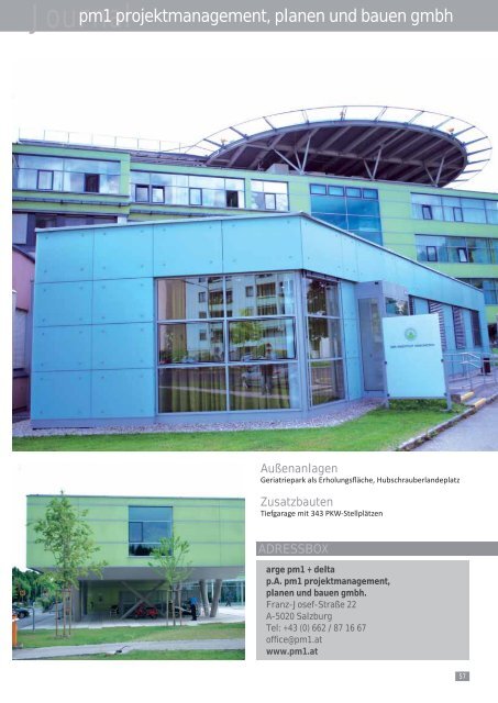 Architektur Journal - PGH Ingenieurgesellschaft mbH